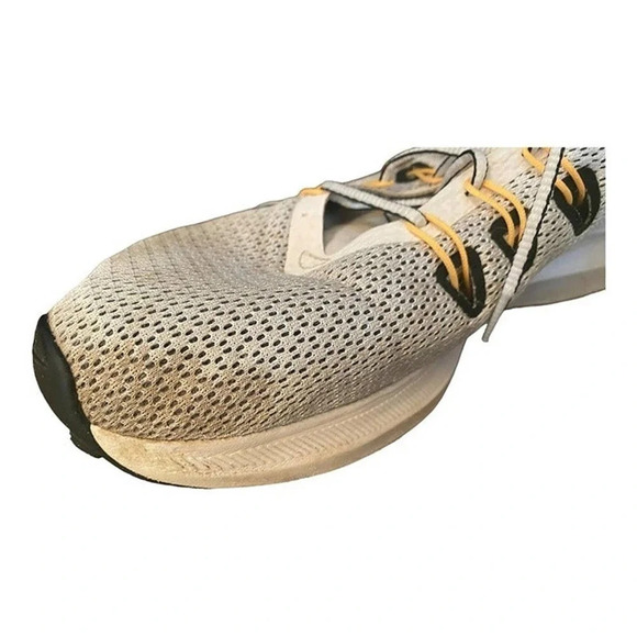 Nike Running Sneakers Mens 9.5 Athletic Lace Up White Black Walking Shoes - Picture 8 of 10